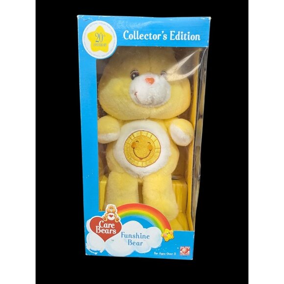 Original Funshine Bear 20th Anniversary Collector's Edition Plush 2003 NOS - Picture 1 of 6